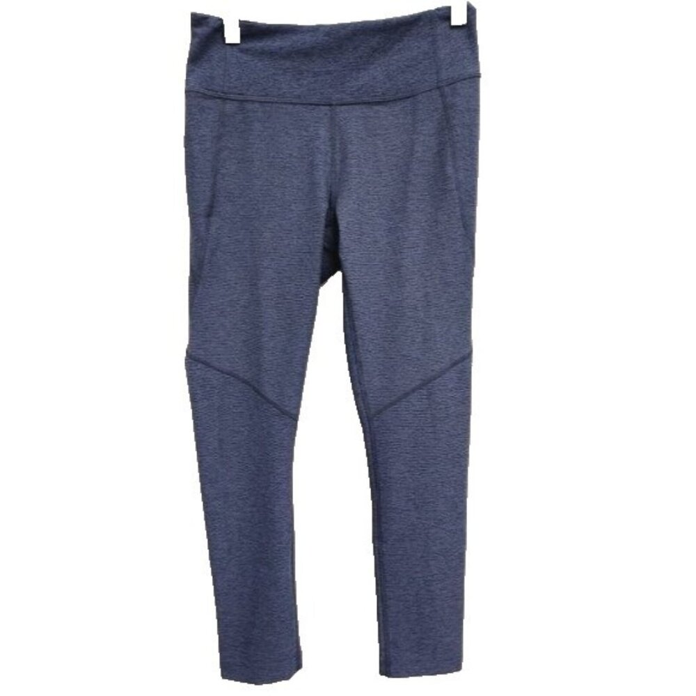 Outdoor Voices Warm Up 3/4 Leggings Womens Small Navy Activewear Exercise NWT